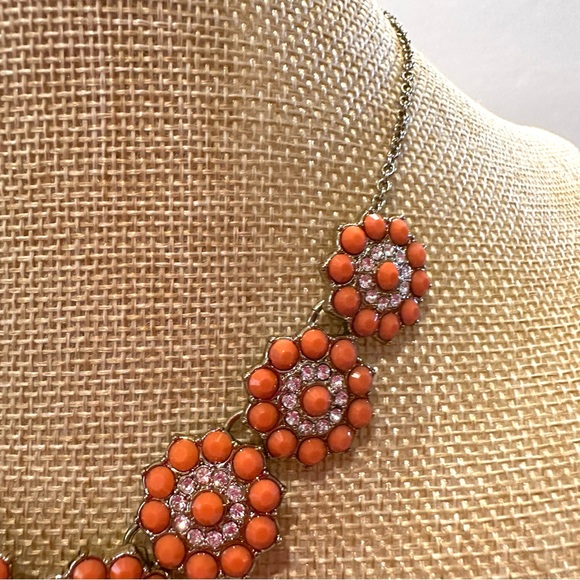 Premier Designs Statement Necklace jeweled w/ removable pendant ( pin/ brooch) - Picture 6 of 15